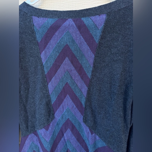 New- Free People Chevron Sweater button down long sleeve - Picture 6 of 10